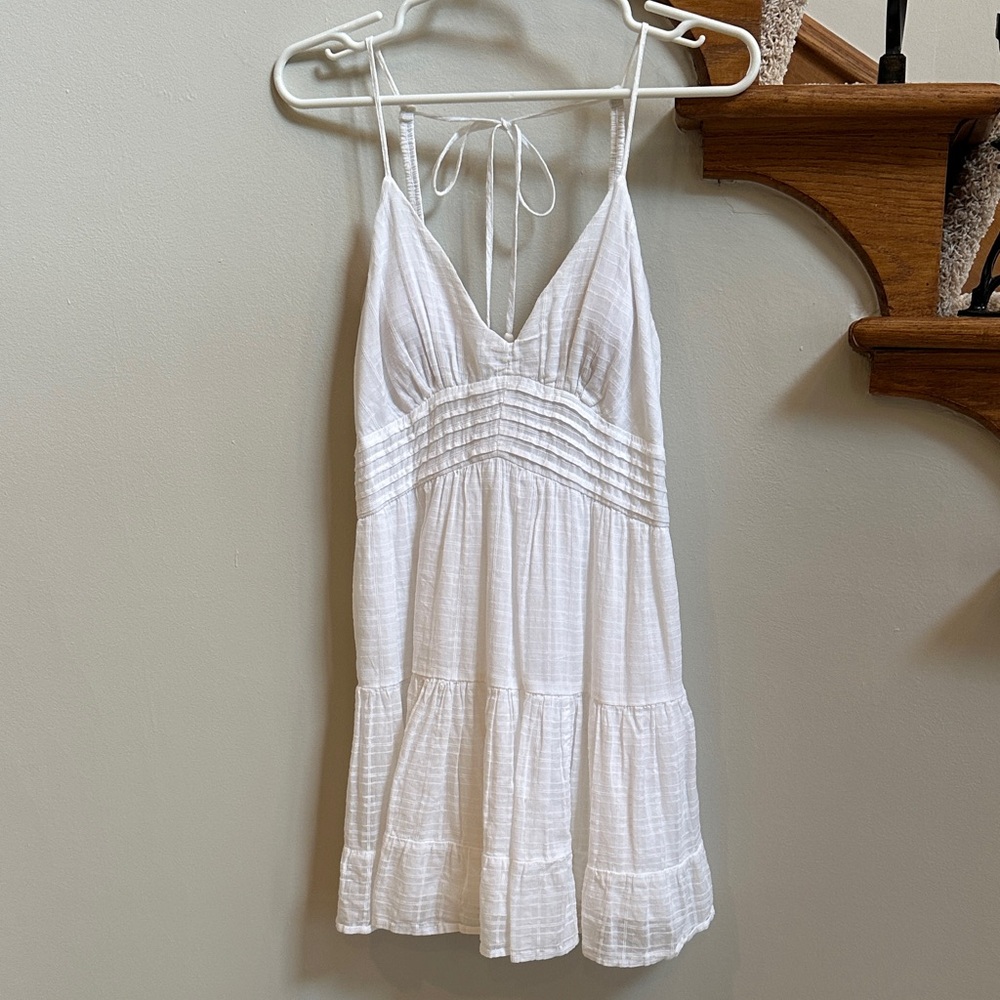 American Eagle Outfitters White tie back Dress